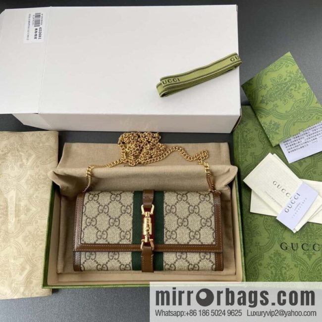 GUCCI Jackie 1961 series chain strap wallet 652681 HUHHG 8565