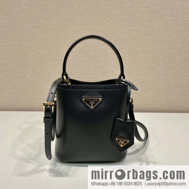 PRTADA Prada calfskin leather (fabric) bucket bag 1BA373