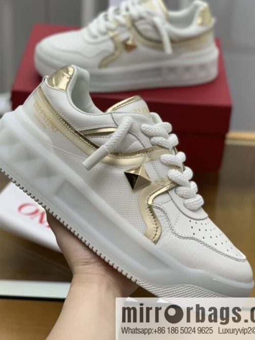 VALENTINO VLTN Screen Printed Logo His & Hers Low Top Sneakers