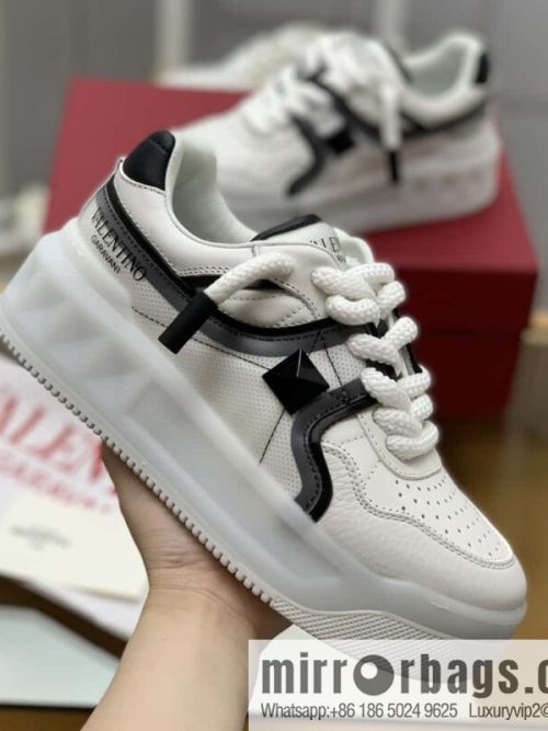 VALENTINO VLTN Screen Printed Logo His & Hers Low Top Sneakers