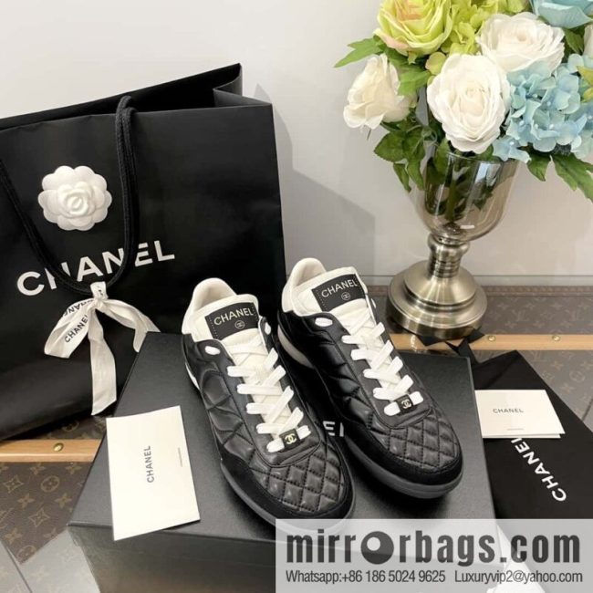 Chanel Chanel Xiaoxiang Spring and summer rhombus football shoes