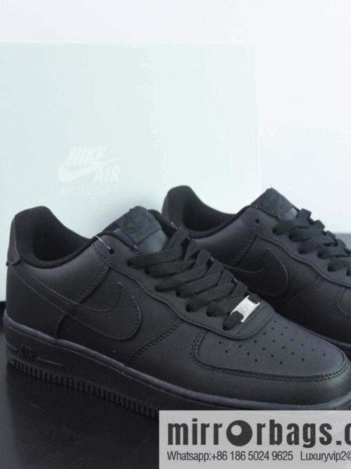 Nike Air Force 1 Low Air Force One low-top versatile recreational sports shoes, Darth Vader pure black, item number: DD8959-001