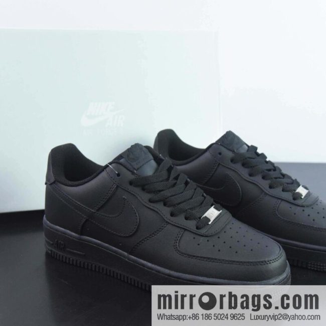 Nike Air Force 1 Low Air Force One low-top versatile recreational sports shoes, Darth Vader pure black, item number: DD8959-001
