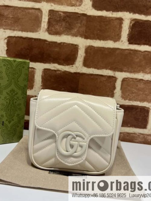 GUCCI Gucci GG Marmont Series Quilted Fanny Packs 739599