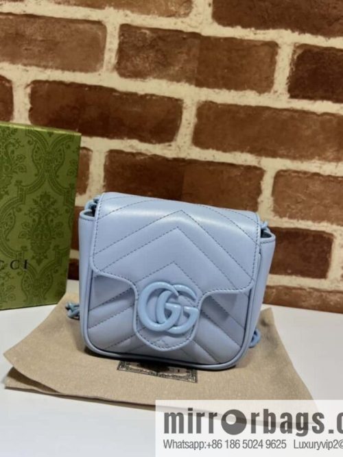 GUCCI Gucci GG Marmont Series Quilted Fanny Packs 739599
