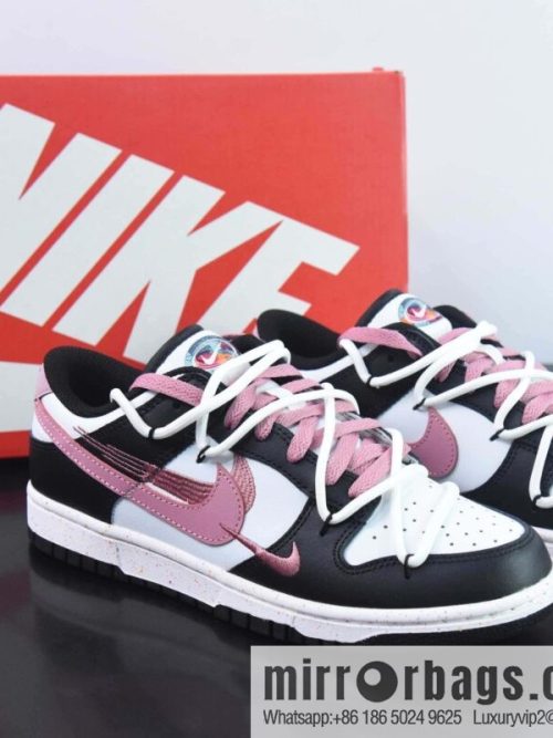 NK SB Dunk Low deconstruction vitality three hook black and white powder, item number: FD4623-153
