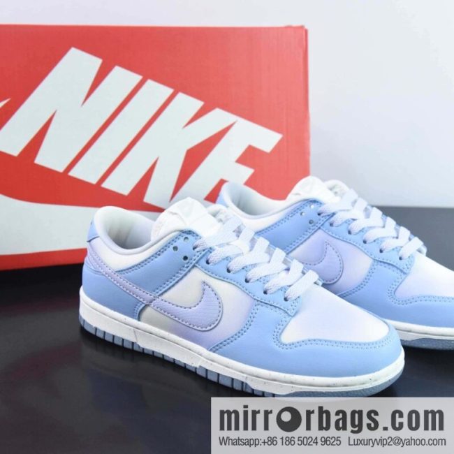 Nike SB Dunk Low GS blue-purple gradual change crocodile pattern sneakers sweet wind, item number: FN0323 400