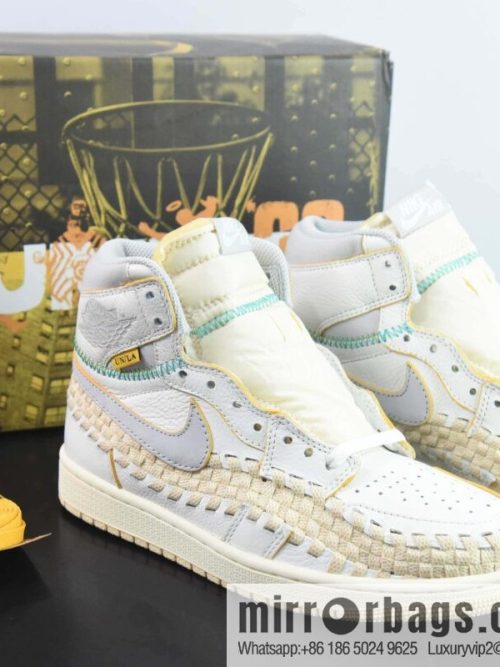 Ai Jordan 1 High OG \"Woven\" AJ1 Joe 1 joint model, woven, high-top basketball shoes, item number FD2565-100