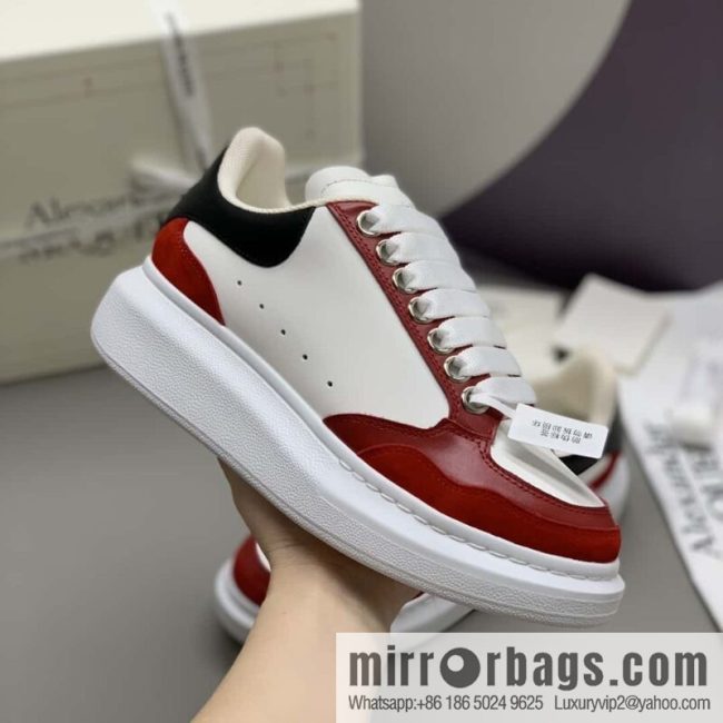 Alexander McQueen Alexander McQueen White Red Black Unisex Sneakers