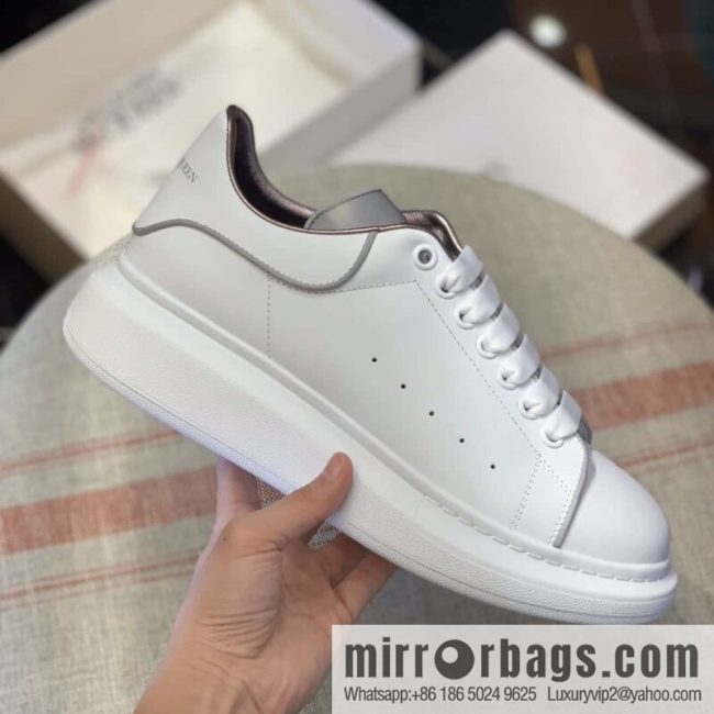 Alexander McQueen White Fluorescent Unisex Sneakers