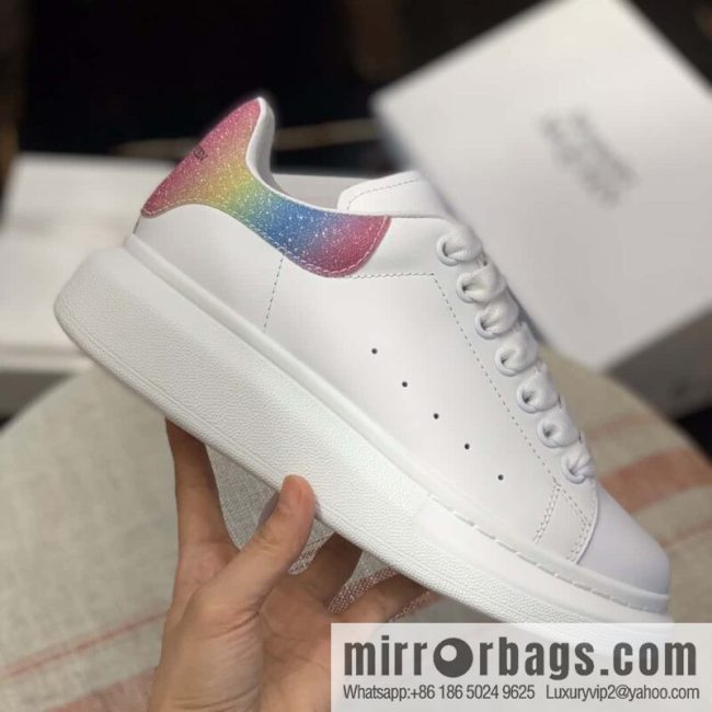 Alexander McQueen Rainbow tail, women\'s sneakers