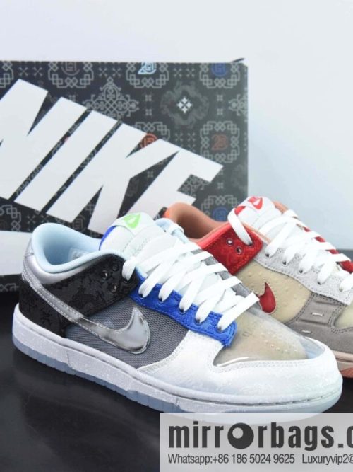 CLOT x Dunk joint model, brown, blue and gray Edison Chen is in charge of Condensation Group, joint limited-edition board shoes