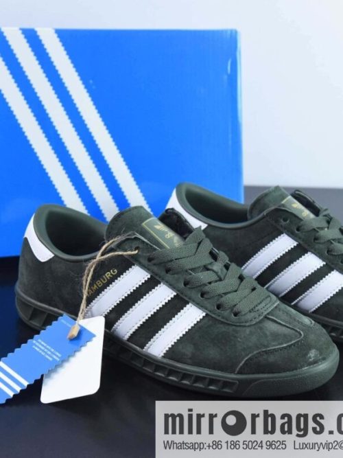 Adi AD Originals Hamburg City series low-top classic retro German training style casual sports shoes, item number: GW9641