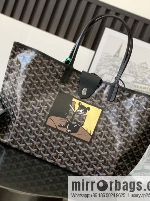 Goyard Goya Saint Louis Small Shopping Bag (French Dou silk screen printing) 020146B · M