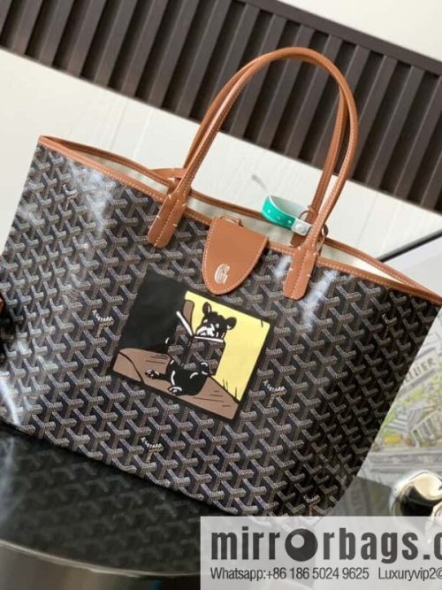 Goyard Goya Saint Louis Small Shopping Bag (French Dou silk screen printing) 020146B · M