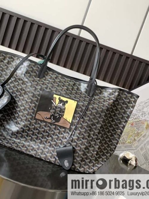 Goyard Goya Saint Louis Large Shopping Bag (French Dou Silk Printing) 020146B · L