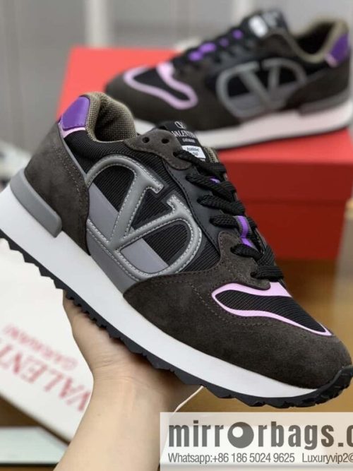 VALENTINO Valentino, logo design, men\'s low-top casual sneakers