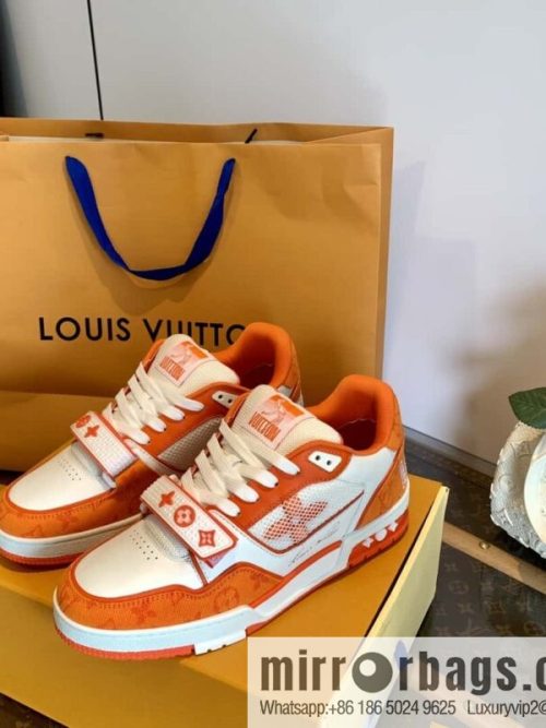 LV/Louis Vuitton 1v donkey brand 𝟐𝟎𝟐𝟐|𝐭𝐫𝐚𝐢𝐧𝐞𝐫 series of the latest Velcro sneakers