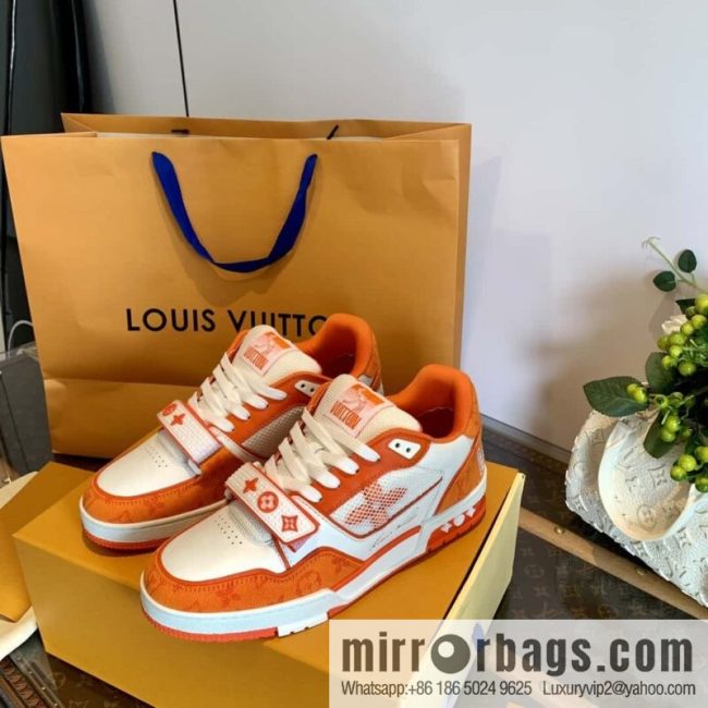 LV/Louis Vuitton 1v donkey brand 𝟐𝟎𝟐𝟐|𝐭𝐫𝐚𝐢𝐧𝐞𝐫 series of the latest Velcro sneakers