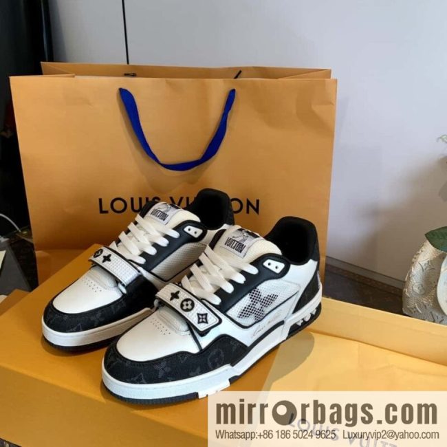 LV/Louis Vuitton 1v donkey brand 𝟐𝟎𝟐𝟐|𝐭𝐫𝐚𝐢𝐧𝐞𝐫 series of the latest Velcro sneakers
