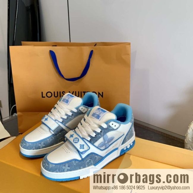 LV/Louis Vuitton 1v donkey brand 𝟐𝟎𝟐𝟐|𝐭𝐫𝐚𝐢𝐧𝐞𝐫 series of the latest Velcro sneakers
