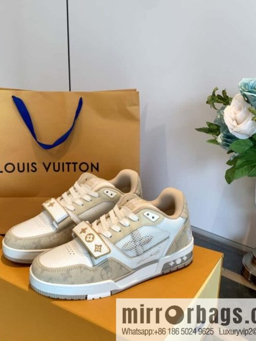 LV/Louis Vuitton 1v donkey brand 𝟐𝟎𝟐𝟐|𝐭𝐫𝐚𝐢𝐧𝐞𝐫 series of the latest Velcro sneakers