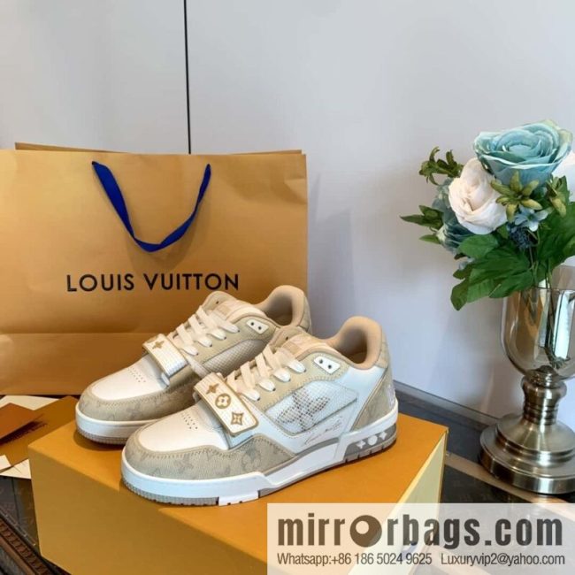 LV/Louis Vuitton 1v donkey brand 𝟐𝟎𝟐𝟐|𝐭𝐫𝐚𝐢𝐧𝐞𝐫 series of the latest Velcro sneakers