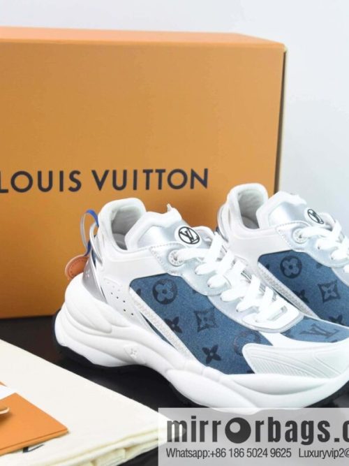 LV/Louis Vuitton, pure imported DK breathable mesh fabric RUN55 sneakers