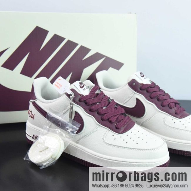 Nike Air Force 1 Low 07 40th Baijiu red sneaker, item number: JF1983 551