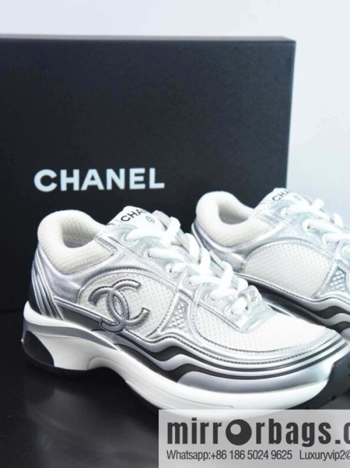 Chane/Chanel, French luxury brand 2023 Cruise Logo Casual Low series Cruise lightweight retro dad style versatile casual shoes