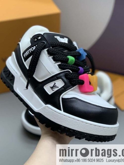 LV Trainer chubby couple casual shoes