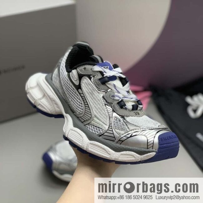 BALENCIAGA Balenciaga, mesh cloth splicing design, platform sneakers for men and women