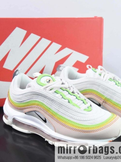 NK Air Max 97 OG white and yellow pink sneakers, item number: FD0870-100