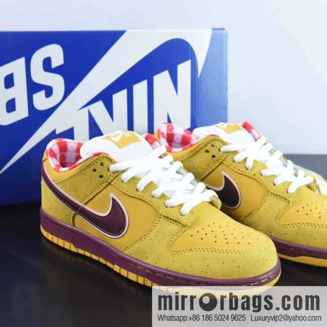 Nike SB Dunk Low x Concepts \"Yeelow Lobster\" low-top casual sneakers, item number; 313170 137566