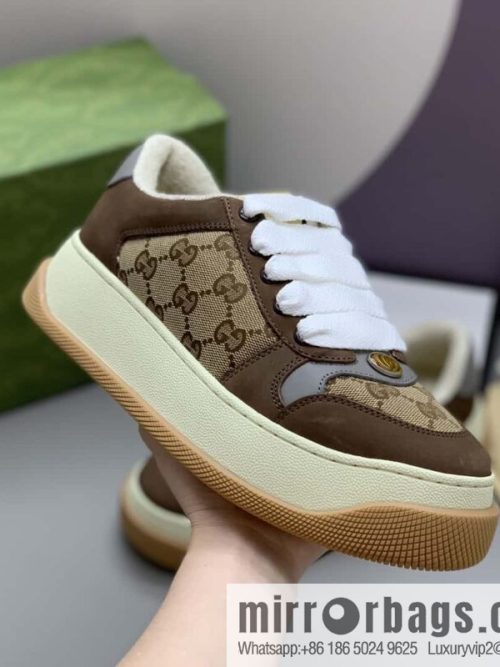 GUCCI couple thick-soled small dirty shoes