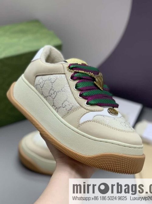 GUCCI couple thick-soled small dirty shoes