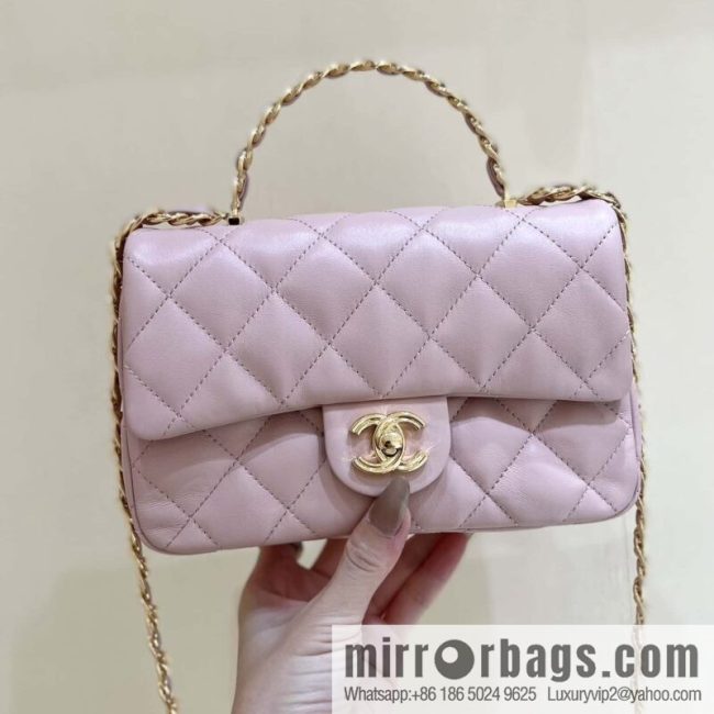 CHANEL 23S spring/summer series CF handle mini AS4023 pink