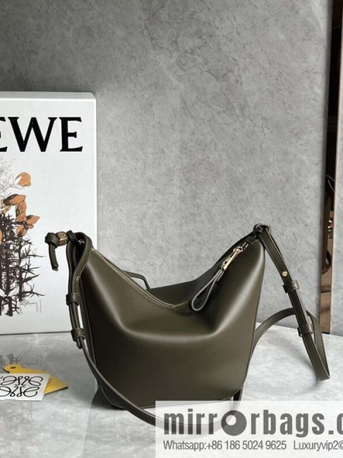 LOEWE new hammock armpit bag 0687 khaki green