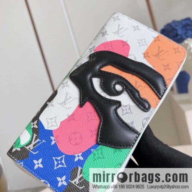 LV M82590 Zippy Vertical Wallet