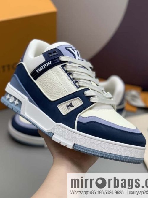 LV Vuitton logo, sports and leisure shoes for couples