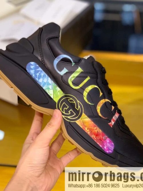 GUCCI men\'s and women\'s retro sneakers