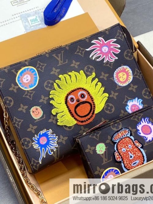 M81982 LV x YK Toiletry Pouch On Chain