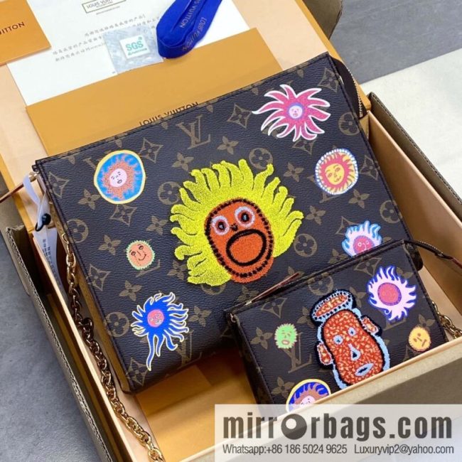 M81982 LV x YK Toiletry Pouch On Chain