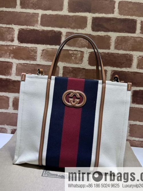 GUCCI SMALL INTERLOCKING G TOTE BAG 727728