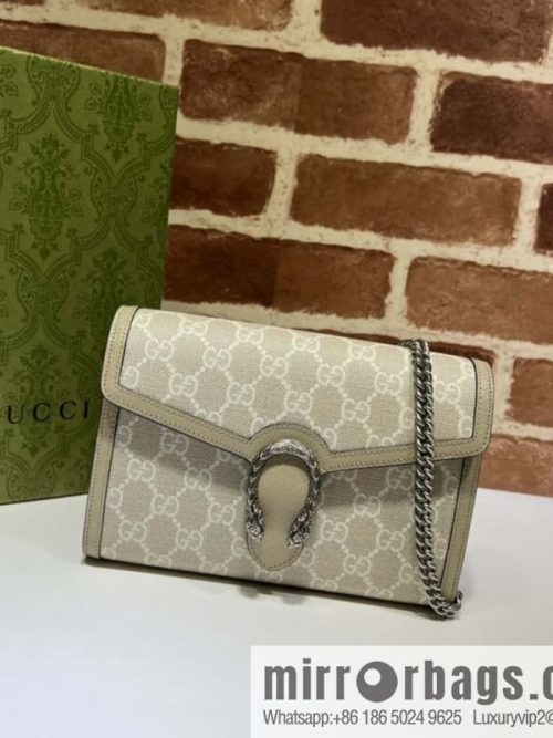 GUCCI Dionysus series mini chain strap handbag 401231 meters glue oat
