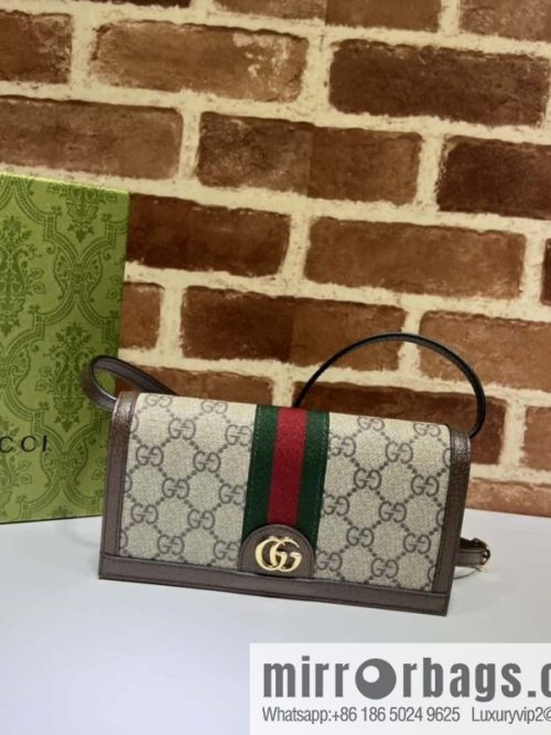 GUCCI Ophidia series GG mini handbag 723619 brown