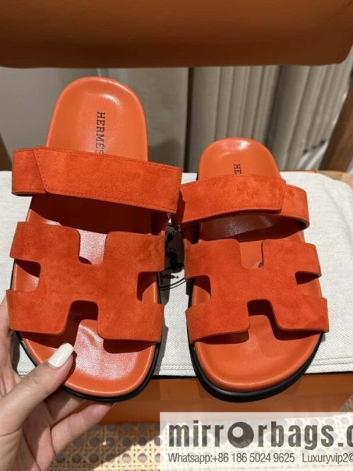 Hermès second uncle shoes 🐎🐎 Yangjing orange
