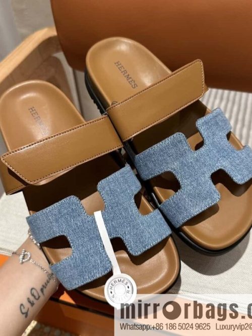 Hermès second uncle shoes 🐎🐎 denim