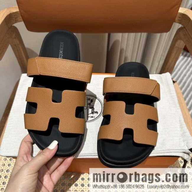 Hermès second uncle shoes 🐎🐎 palm print yellowish