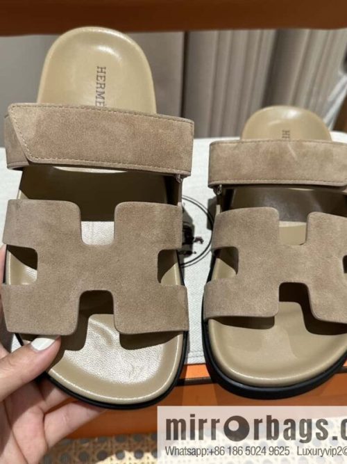 Hermès second uncle shoes 🐎🐎 Yangjing milk tea color